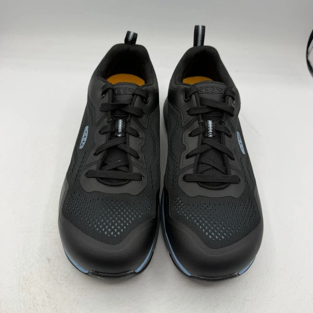 KEEN Sparta 2 Work Shoes Womens Sz 9.5 M Airy Blue/Black‎ Sneakers Safety Toe